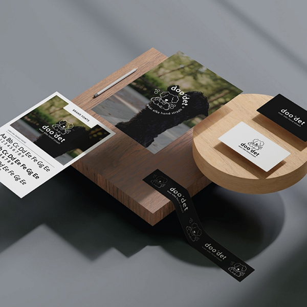 Logo en huisstijl Doo'det gemaakt door communicatiebureau Solid Designs