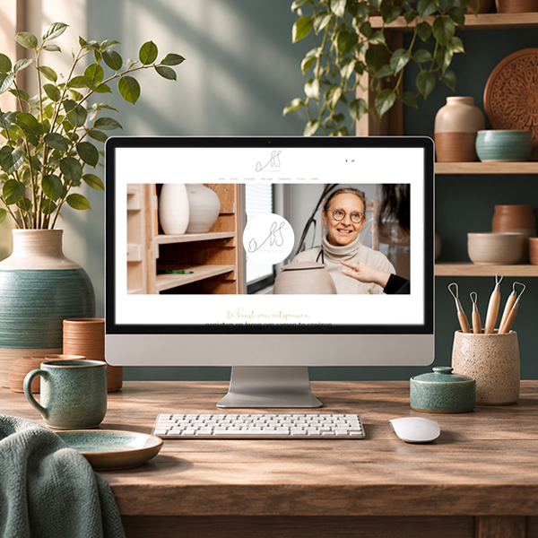 Website voor Beatrijs door communicatiebureau Solid Designs uit Lievegem