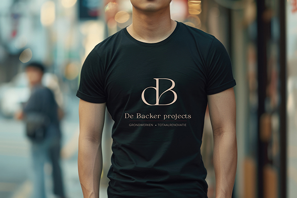Logo en huisstijl voor De Backer projects door Solid Designs uit Lievegem