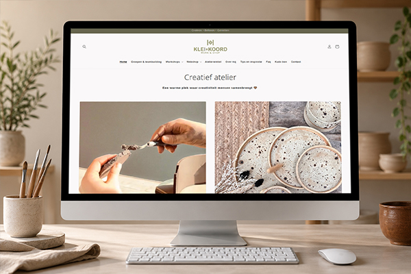 Creatief communicatiebureau maakt Shopify webshop voor Klei en Koord