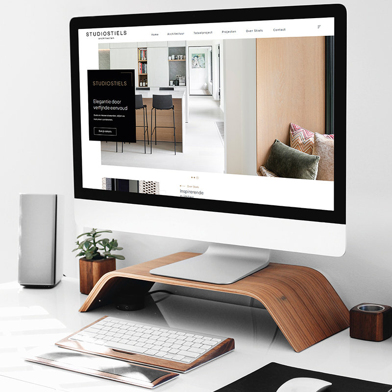 Professionele website ontworpen door webdesigner van communicatiebureau Solid Designs regio Gent
